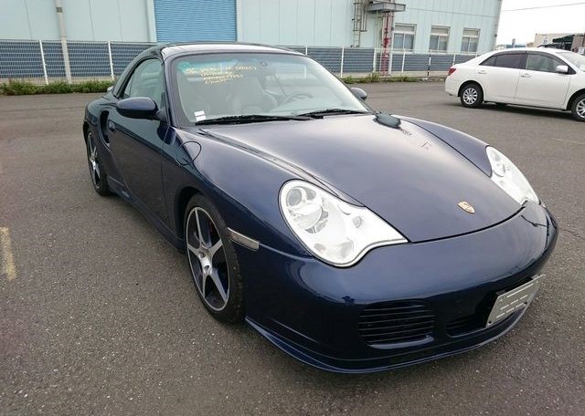Self-healing electric Lamborghini supercar: A 2004 Porsche 996 Turbo Cabriolet exported by Japan Car Direct