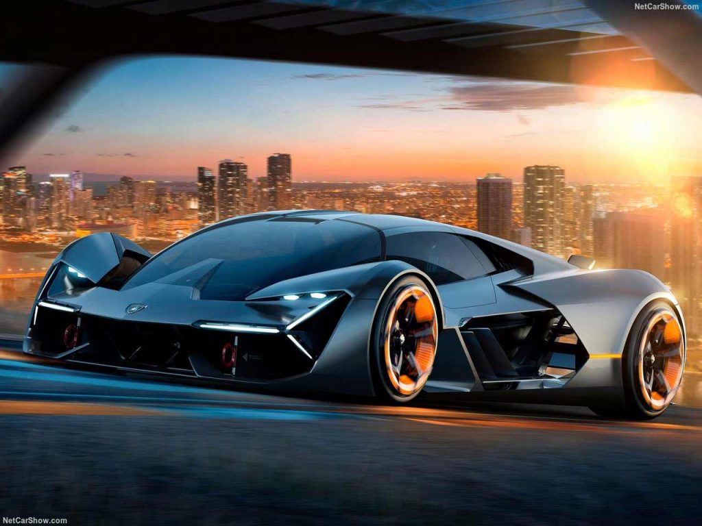 Self-healing electric Lamborghini supercar: Lamborghini Terzo Millennio concept car