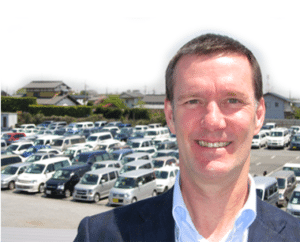 Founder Scott at the auction lot