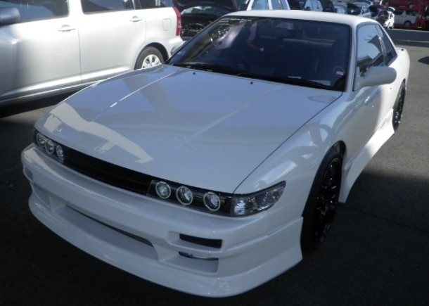 S13 Silver front quarter view