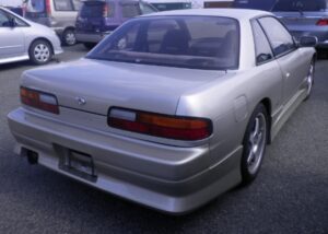 Rear quarter view of S13 Silvia