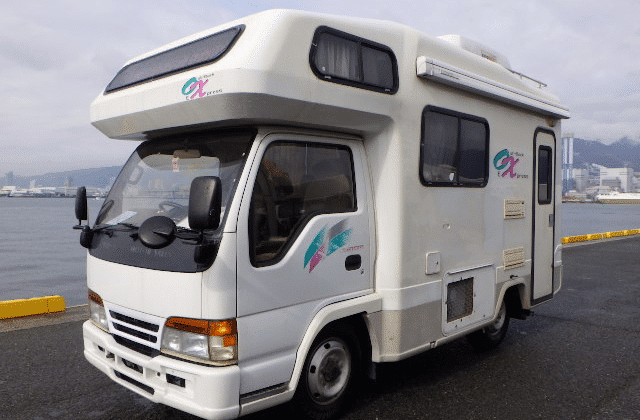 Isuzu Elf Campervan, Compact Camper, Japanese RV, Mobile Home, Camping Adventure, Japanese Camper, Versatile Camper, Off-Grid Living, Compact RV, Isuzu Motorhome, Japan Car Direct