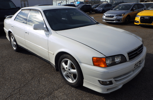 Toyota Chaser, Luxury Sedan, Japanese Performance Car, JDM Legend, Turbocharged Power, Toyota Tuner Favorite, Sleek Design, Export From Japan, Sporty Family Car, Japan Car Direct