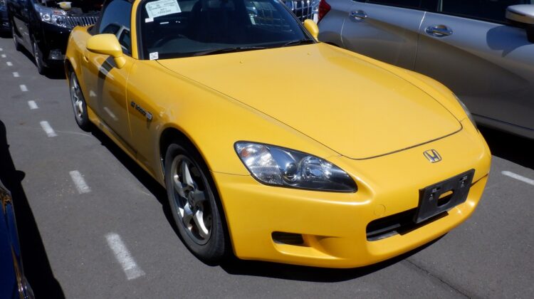 Honda S2000, Yellow S2000, Import Honda S2000, Japanese Car Auctions Import Cars From Japan, Honda Roadster, High-Revving S2000, Honda Convertible, S2000 Importing, Japan Car Direct, AP1