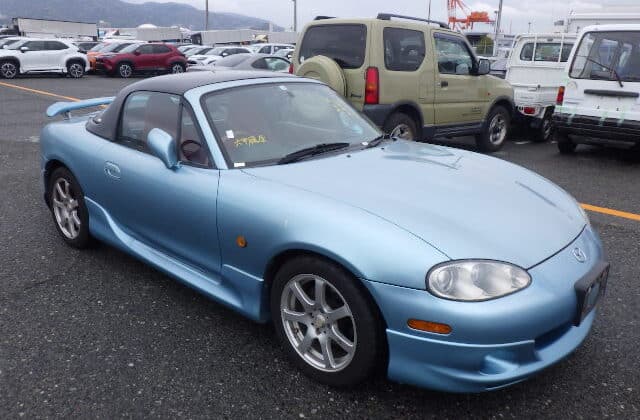 Mazda Roadster, Blue Mazda Roadster, Convertible Sports Car, Japanese Sports Car, Used Mazda, Import Cars From Japan, Zoom Zoom, Buy Used Cars From Japan, Roadster Experience, Japan Car Direct