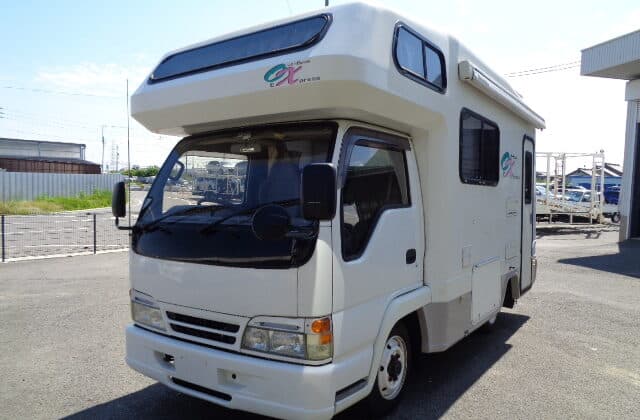 Isuzu Elf Camping, Elf Camper Van, Used Isuzu Elf, Isuzu Camper For Sale, Japanese Camper Vans, Importing Cars From Japan, Japanese Car Auctions, Buy Used Campervan From Japan, Compact RVs, Japan Car Direct