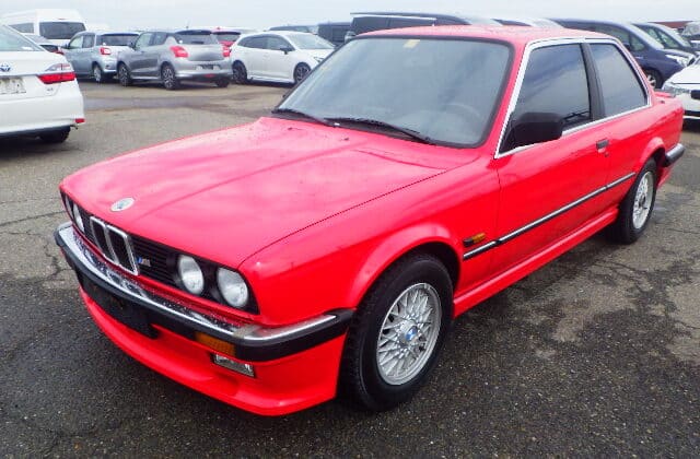 Red BMW 323i, BMW 323i Import, Classic BMW 323i, Japanese Car Auctions, Used Cars Japan, Auction Japan, Car Import Services, BMW Auction, Japanese Used Car Dealers, Importing Cars from Japan, Japan Car Direct