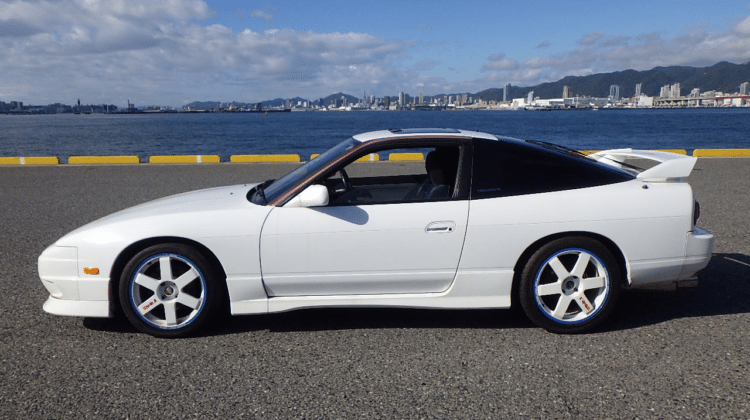 Nissan 180SX, JDM Classic, Turbocharged Performance, Rear-Wheel Drive, Pop-Up Headlights, Drift Icon, Japan Car Auctions, Lightweight Sports Car, Japanese Performance Car, Japan Car Direct, RPS13