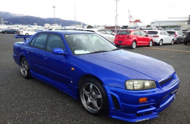 Blue Nissan Skyline, Nissan Skyline JDM, Classic Skyline for Sale, Skyline GTR, JDM Sports Car, Import Skyline from Japan, Japanese Car Auction, Skyline Turbo, Buy Skyline from Japan, Japan Car Direct