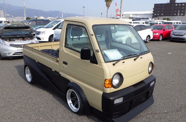 Suzuki Carry, Used Suzuki Carry, Suzuki Carry for sale, Suzuki Carry body kit, Deep dish wheels, Japan car auction, Japanese used cars, Export cars from Japan, Kei truck, Mini truck Japan, Japan Car Direct