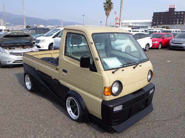 Suzuki Carry, Used Suzuki Carry, Suzuki Carry for sale, Suzuki Carry body kit, Deep dish wheels, Japan car auction, Japanese used cars, Export cars from Japan, Kei truck, Mini truck Japan, Japan Car Direct