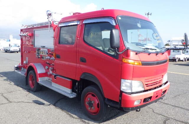 Toyota Dyna Fire Truck, Used Toyota Dyna, Toyota Fire Truck for sale, Buy Toyota Dyna Fire Truck Japan, Japan car auction, Japanese Fire Truck, Japanese used cars, Export cars from Japan, Toyota Dyna Fire Truck specs, Japan Car Direct