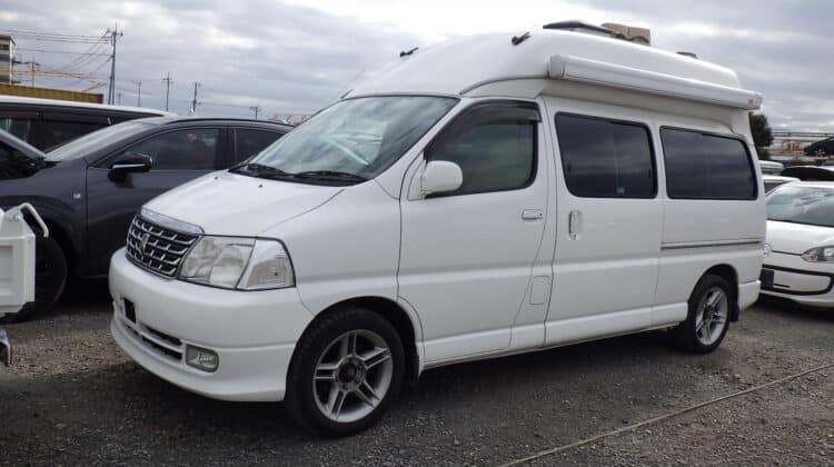Toyota Grand Hiace Camping, Toyota Grand Hiace Campervan, Toyota Grand Hiace for sale, Japanese campervans, Japan car auction, Import Toyota campervan, Japanese used cars, Export cars from Japan, Toyota Grand Hiace Camping specs, Japan Car Direct