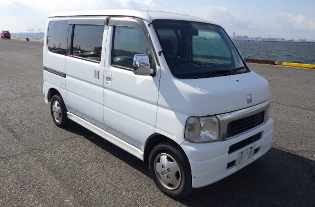 Honda Vamos, JDM Kei Van, Honda Kei Truck, Compact Work Van, Vamos 4WD, Retro Kei Van, Import Vamos from Japan, Japanese Car Auction, Japan Car Direct