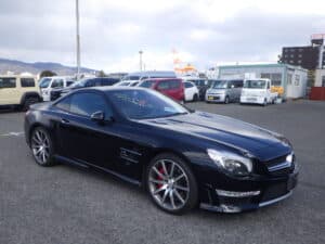 Mercedes-Benz SL63, AMG SL63, Mercedes Roadster, V8 Twin Turbo, SL-Class Coupe, Luxury Convertible, Import SL63 from Japan, Japanese Car Auction, Japan Car Direct