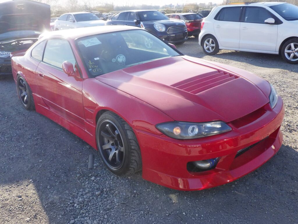 Nissan Silvia, Silvia S15, Red Silvia, SR20DET Turbo, JDM Drift Car, Nissan Coupe, Buy Used Cars From Japan, Import Silvia from Japan, Japanese Car Auction, Japan Car Direct
