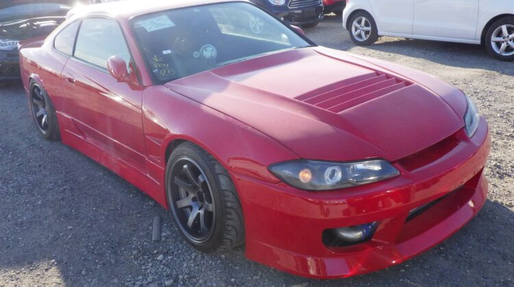 Nissan Silvia, Silvia S15, Red Silvia, SR20DET Turbo, JDM Drift Car, Nissan Coupe, Buy Used Cars From Japan, Import Silvia from Japan, Japanese Car Auction, Japan Car Direct