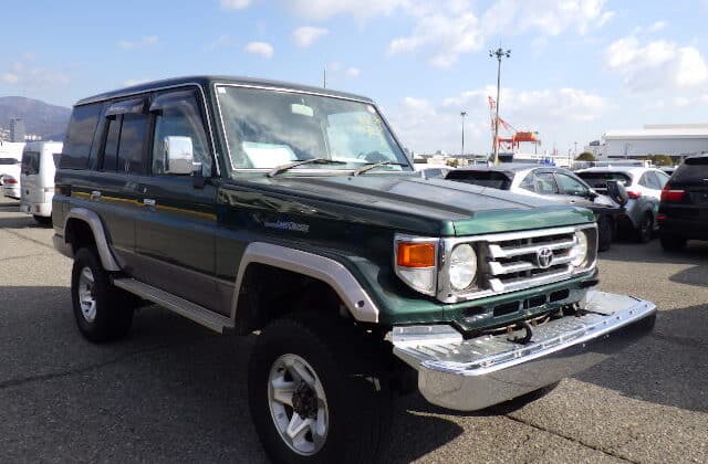 Toyota Land Cruiser 70, Land Cruiser HZJ76, JDM Off-Road, Toyota 4x4, Land Cruiser Troopy, Classic Toyota SUV, Import LC70 from Japan, Japanese Car Auction, Japan Car Direct