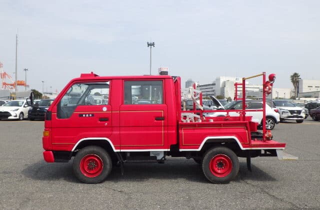 Toyota Hiace Fire Truck, JDM Utility Vehicle, Classic Fire Truck Japan, Mini Fire Truck, Hiace Work Truck, Toyota Hiace for Sale, Import Hiace from Japan, Japanese Car Auction, Buy Hiace Fire Truck from Japan, Japan Car Direct